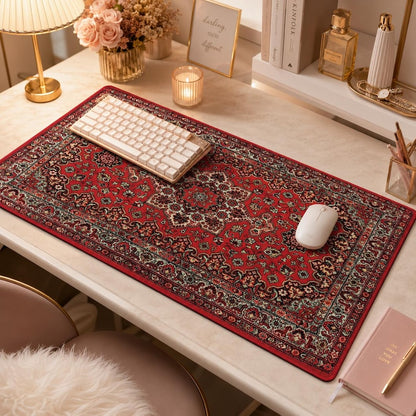 Red Oriental Gaming Mouse Pad